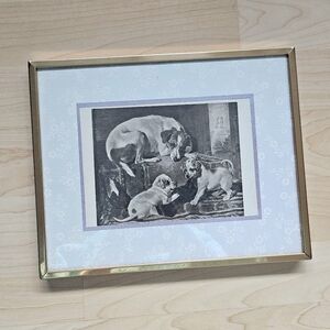Framed Perry Pictures Boston Edition Print Of Edwin Douglas' "Hunt The Slipper"